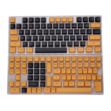 Black Yellow CSA Keycaps