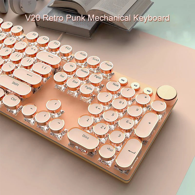 Typewriter Style Gaming Keyboard