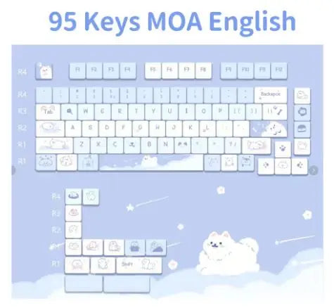 MOA Profile PBT Keycaps