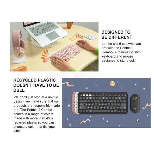 Logitech Wireless Keyboard Mouse Set