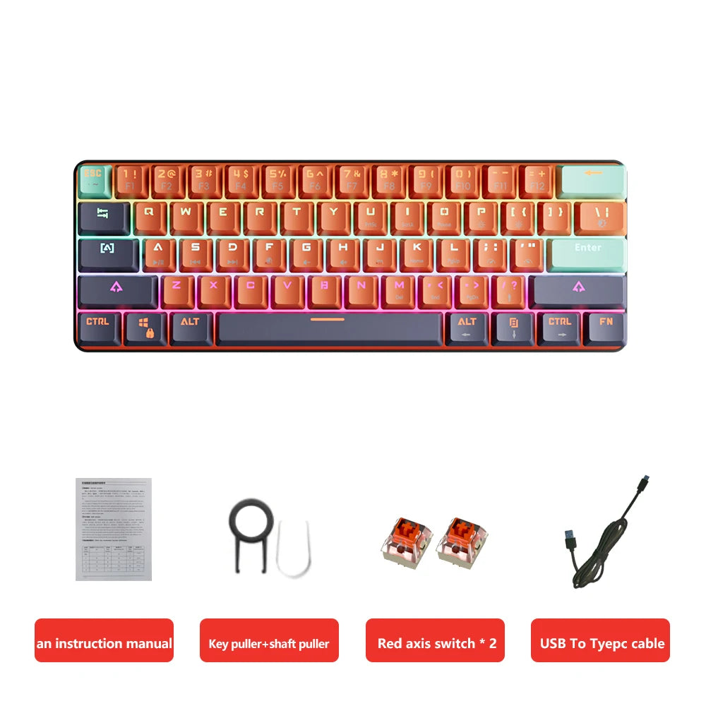 61-Key Hot-Swap Keyboard