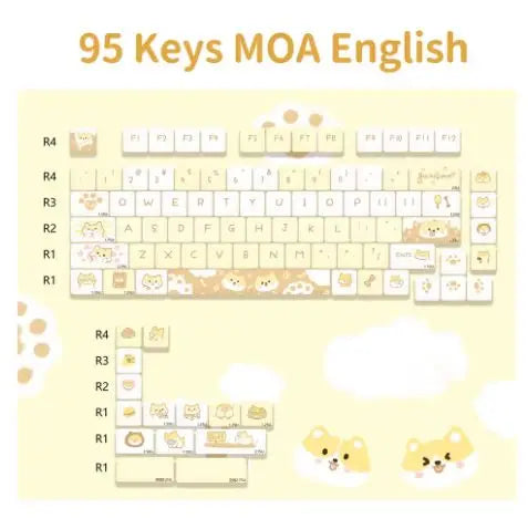 MOA Profile PBT Keycaps