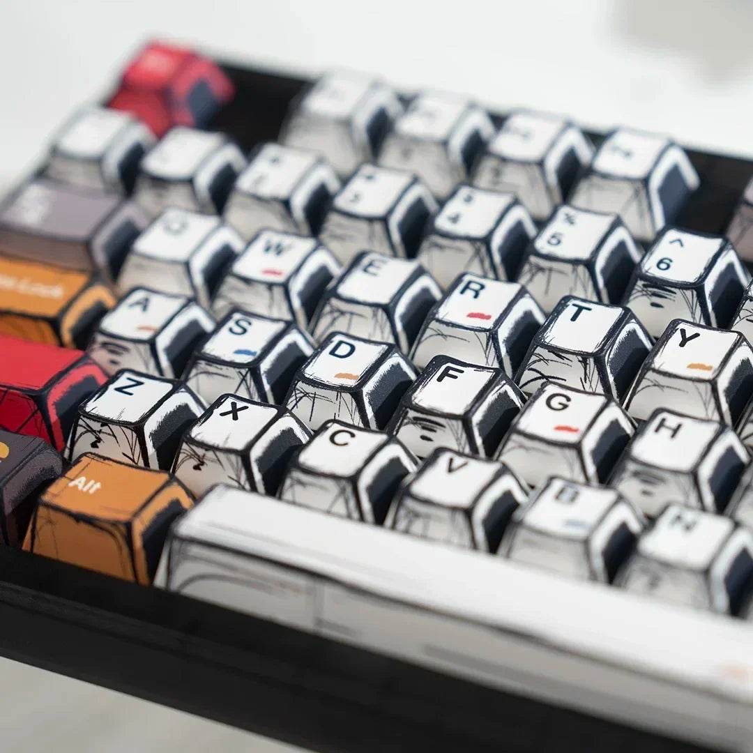 Manga Style Keycap Set