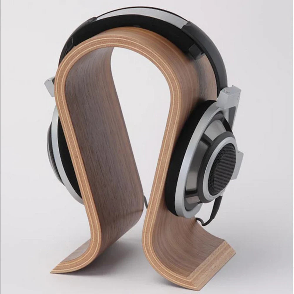 Wooden Headphone Holder Rack