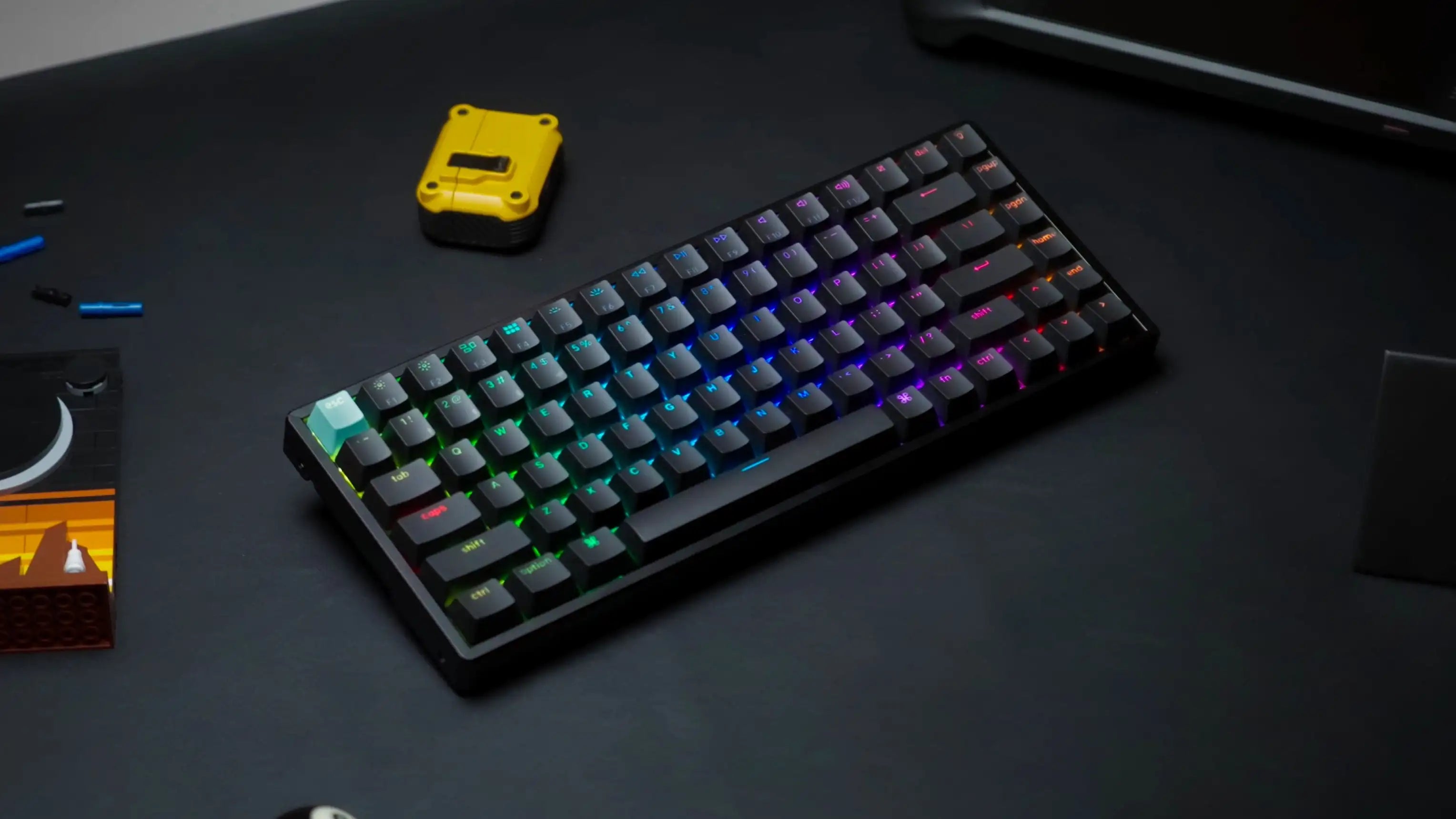 Keychron K2 HE Magnetic Switch Wireless Gaming Keyboard Dynamic Rapid Trigger 75% Layout RGB Backlight Double-Shot PBT Keycap