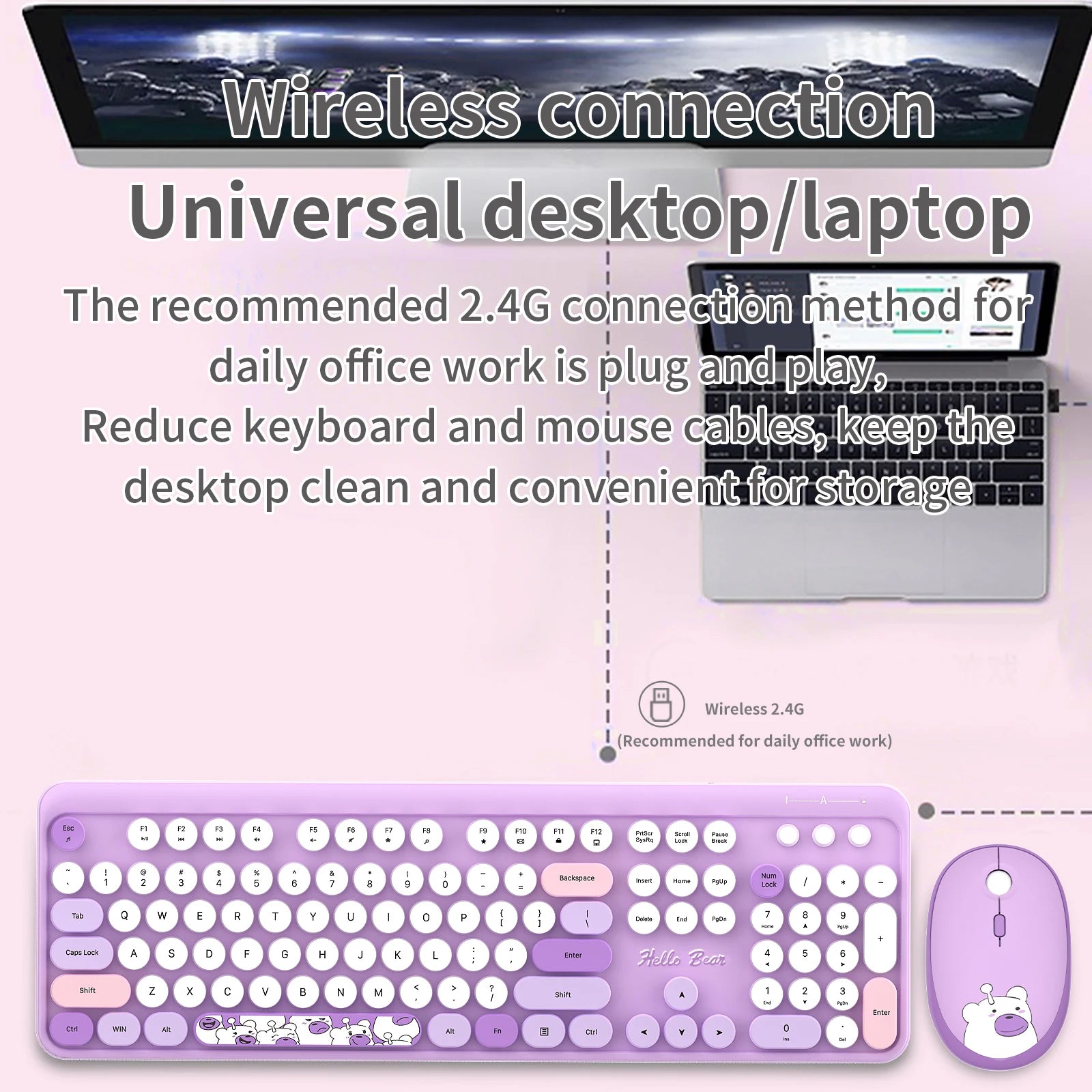 2.4G Wireless Keyboard Mouse