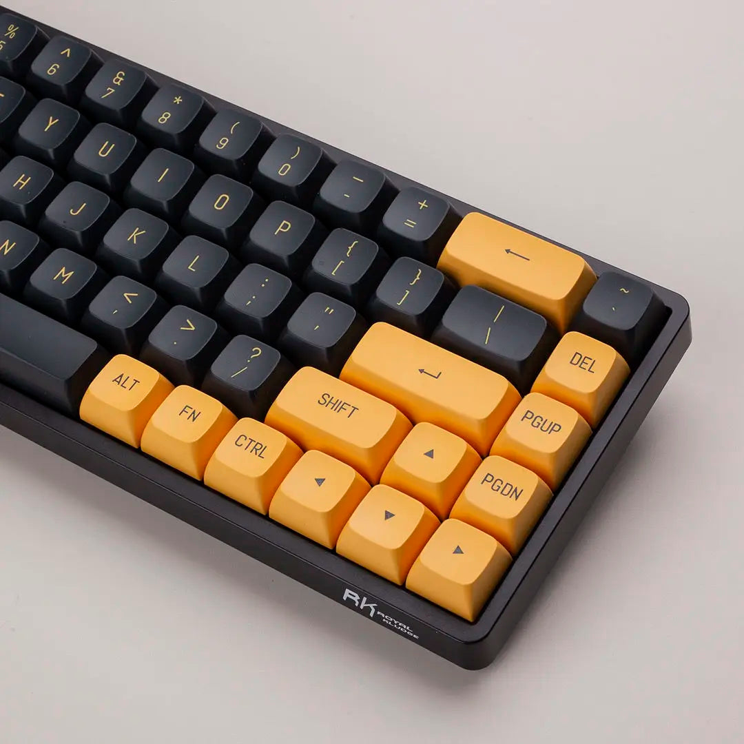 Black Yellow CSA Keycaps