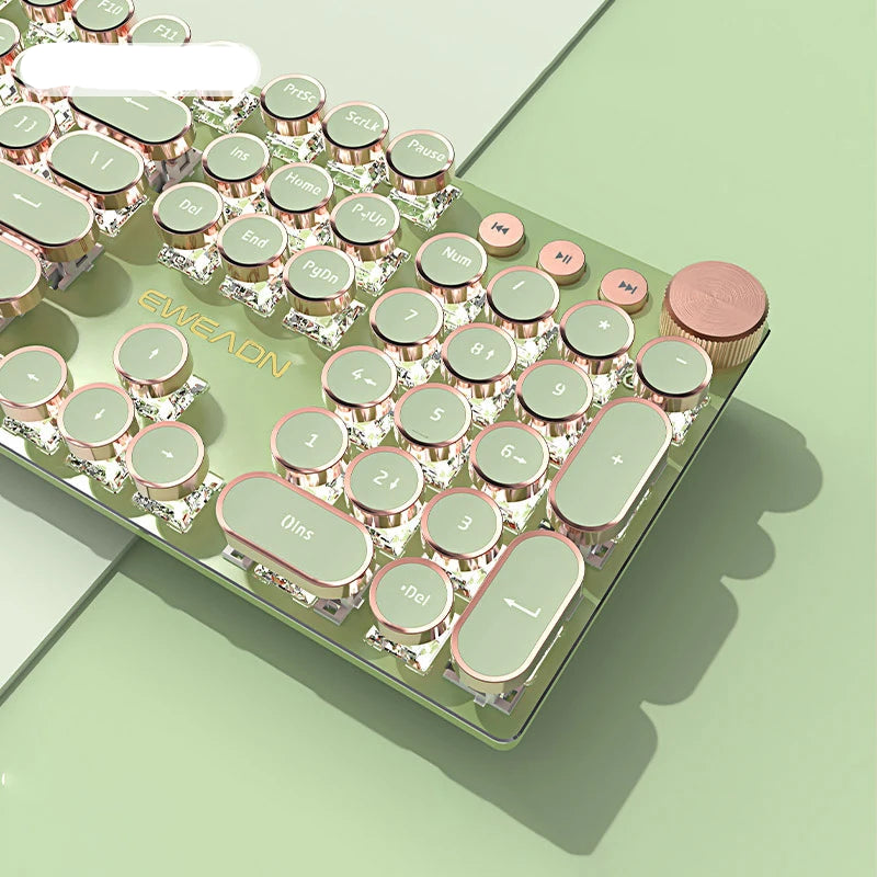 Typewriter Style Gaming Keyboard