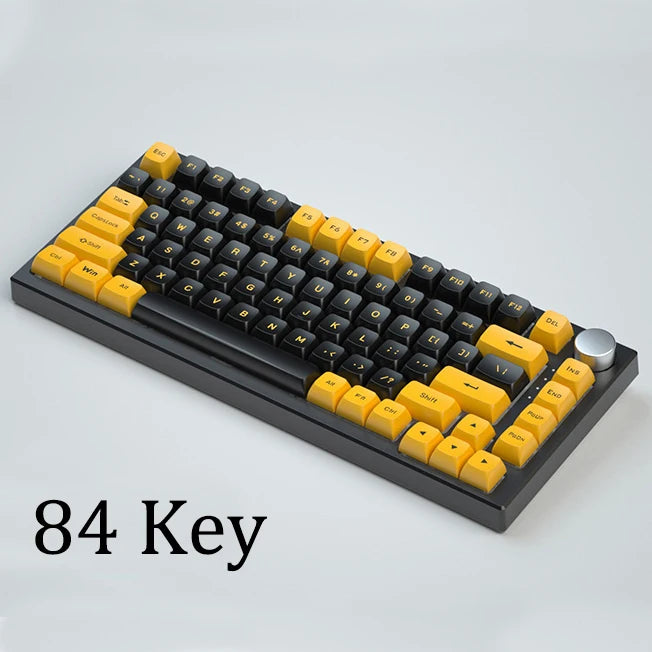Black Yellow CSA Keycaps