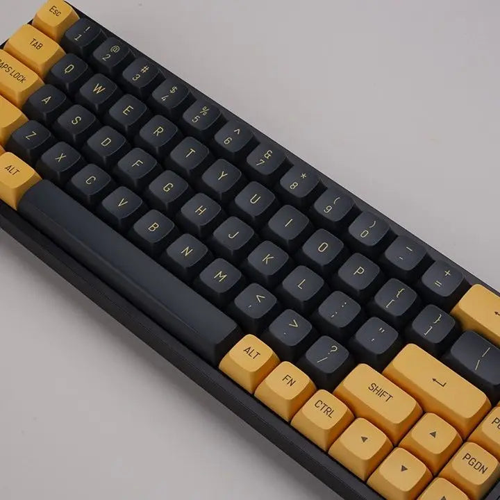 Black Yellow CSA Keycaps