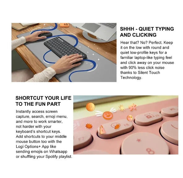 Logitech Wireless Keyboard Mouse Set