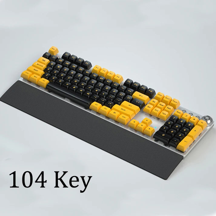 Black Yellow CSA Keycaps