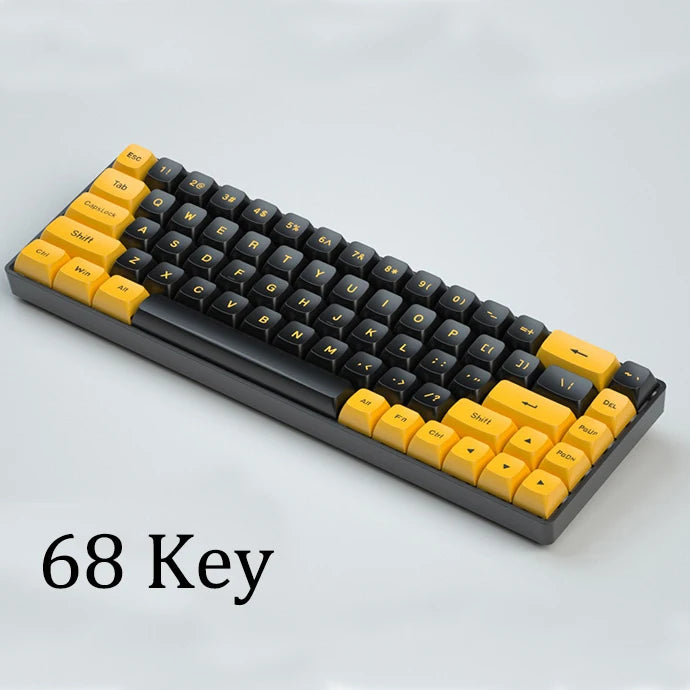 Black Yellow CSA Keycaps